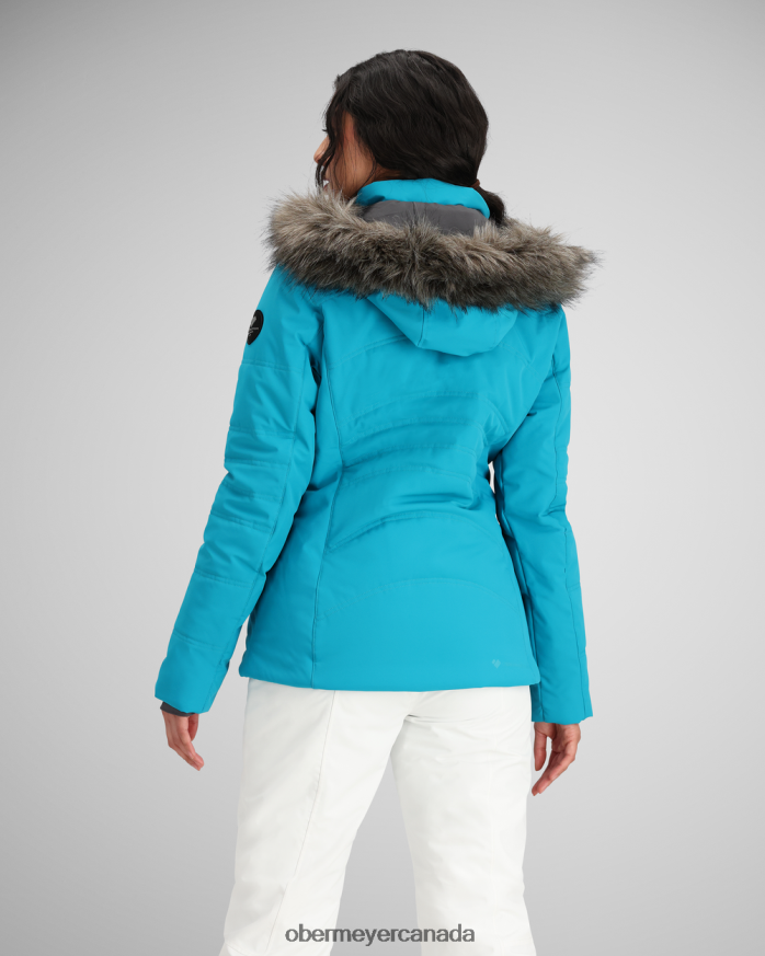 Obermeyer Women Tuscany Elite Jacket PT4J155 Clothing Teal Me