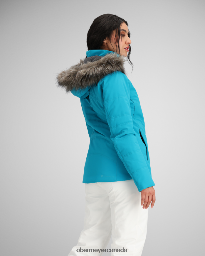 Obermeyer Women Tuscany Elite Jacket PT4J155 Clothing Teal Me