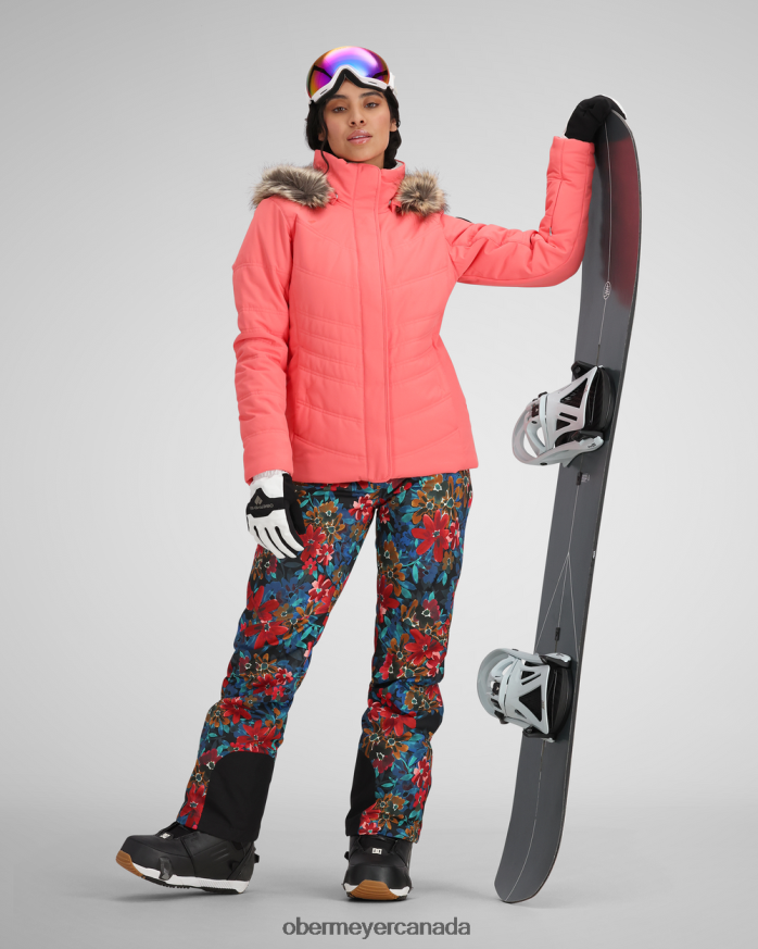 Obermeyer Women Tuscany II Jacket PT4J159 Clothing Confetti