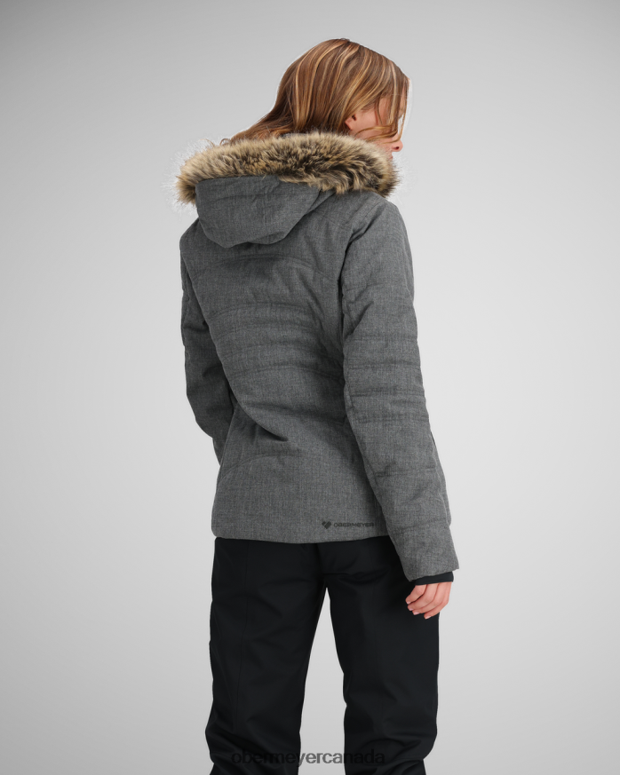 Obermeyer Women Tuscany II Jacket PT4J163 Clothing Charcoal