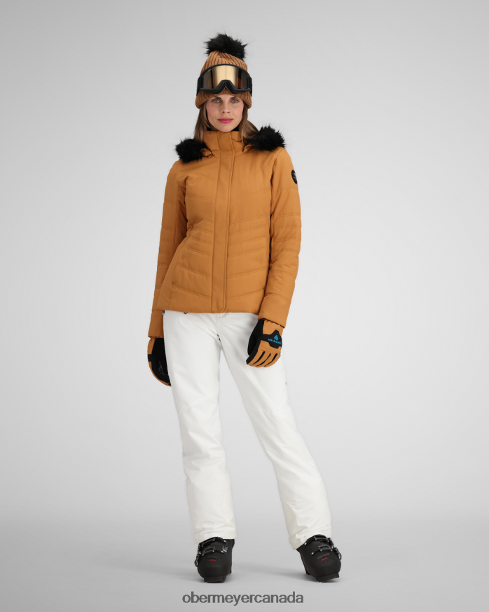 Obermeyer Women Tuscany II Jacket PT4J167 Clothing Brown Sugar