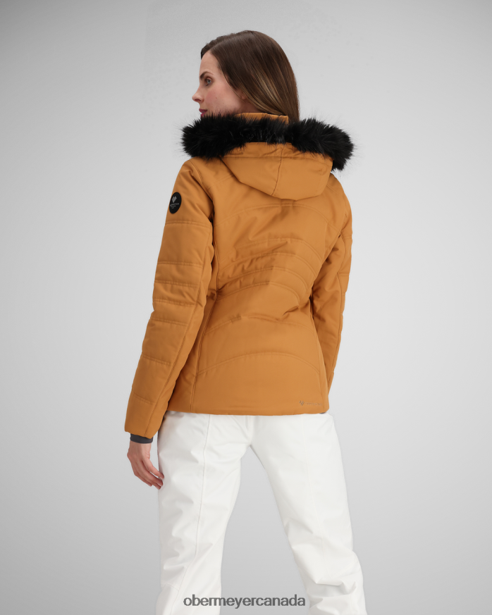 Obermeyer Women Tuscany II Jacket PT4J167 Clothing Brown Sugar