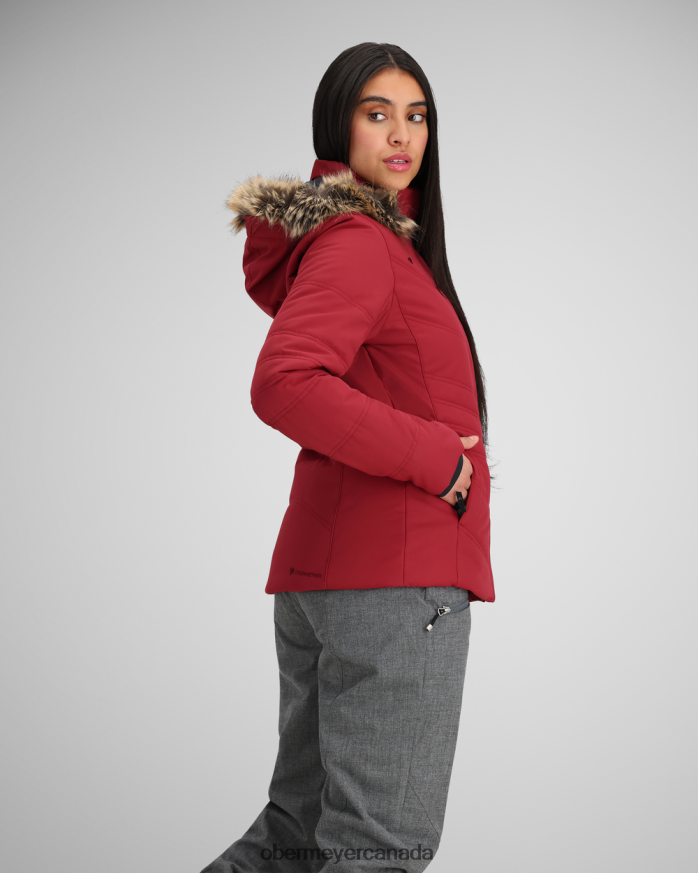 Obermeyer Women Tuscany II Jacket PT4J171 Clothing Maroon Bells