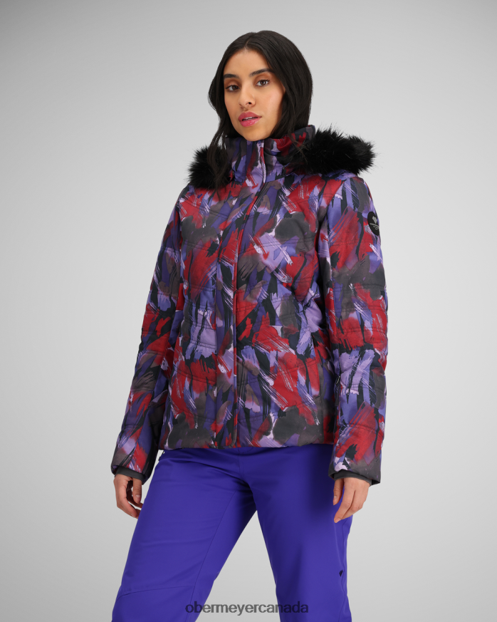 Obermeyer Women Tuscany II Jacket PT4J175 Clothing Volcanic