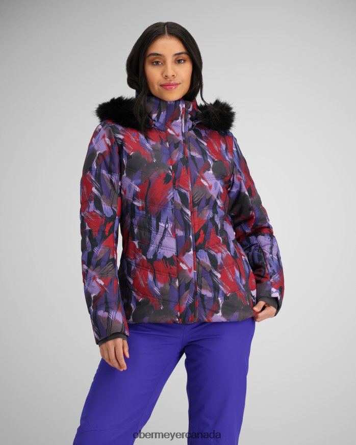 Obermeyer Women Tuscany II Jacket PT4J175 Clothing Volcanic