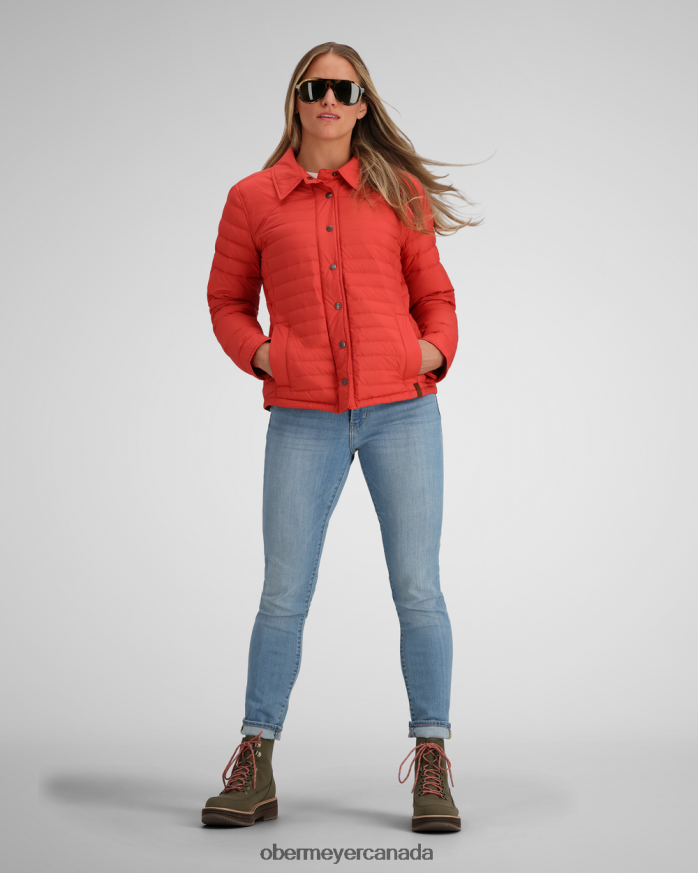 Obermeyer Women Willa Down Shirt PT4J249 Clothing Harvest