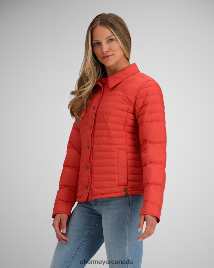 Obermeyer Women Willa Down Shirt PT4J249 Clothing Harvest