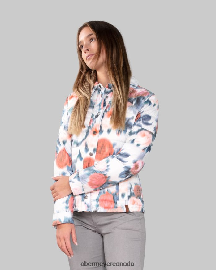 Obermeyer Women Willa Down Shirt PT4J251 Clothing Rose Dust