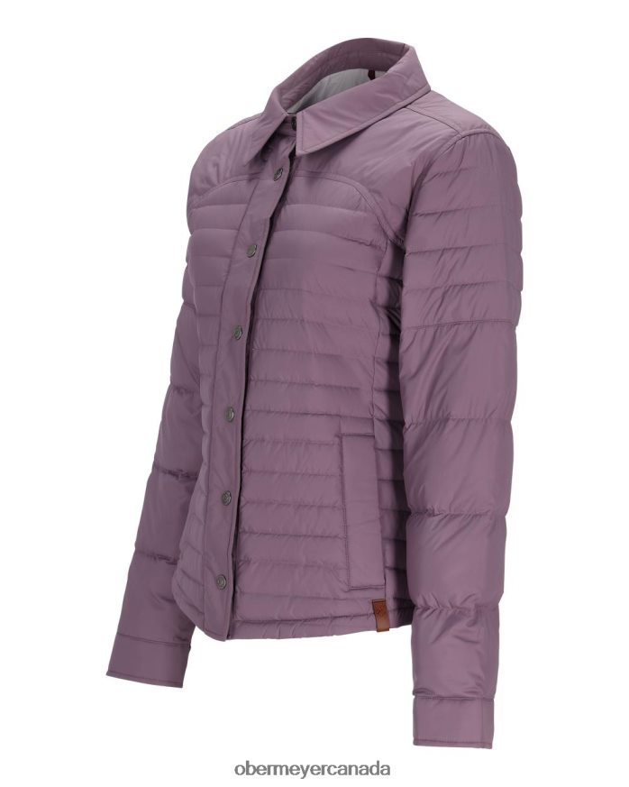 Obermeyer Women Willa Down Shirt PT4J253 Clothing Marionberry