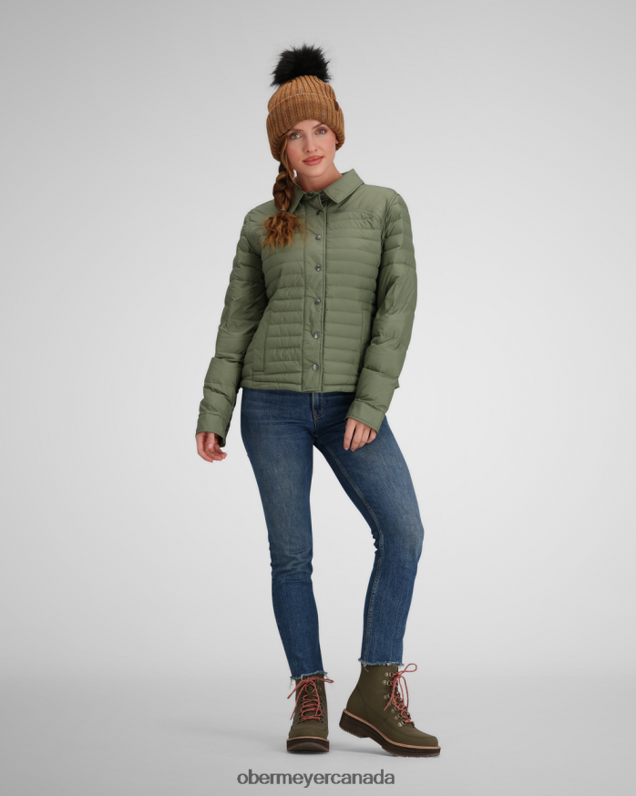 Obermeyer Women Willa Down Shirt PT4J256 Clothing Canteen