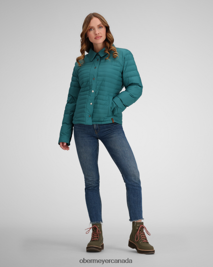 Obermeyer Women Willa Down Shirt PT4J257 Clothing Last Light