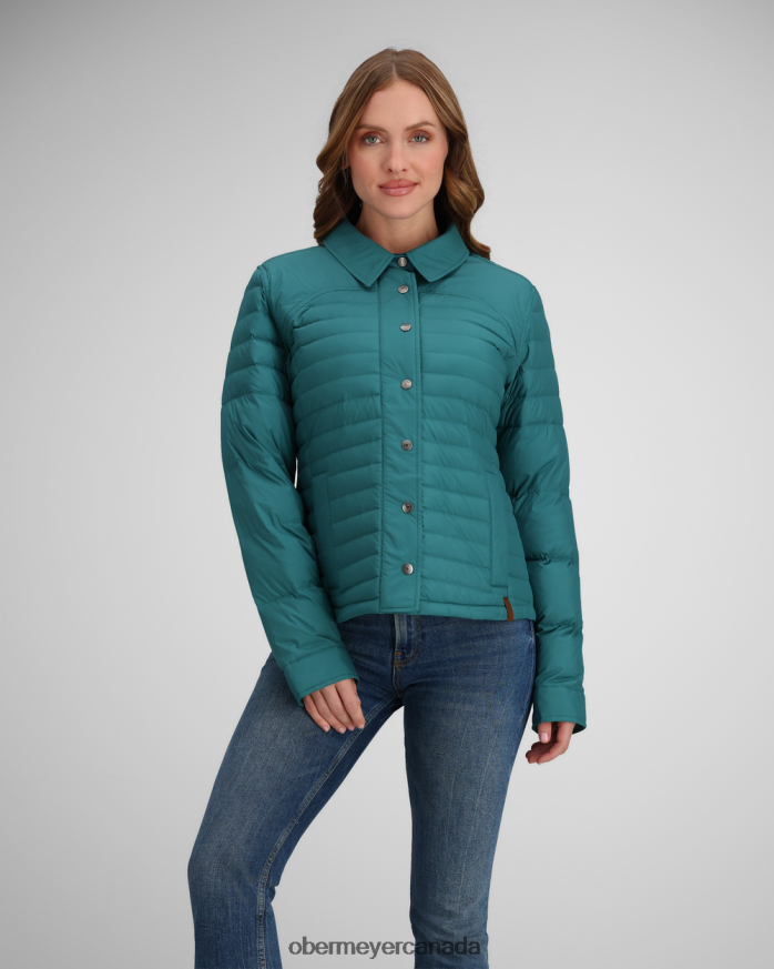 Obermeyer Women Willa Down Shirt PT4J257 Clothing Last Light