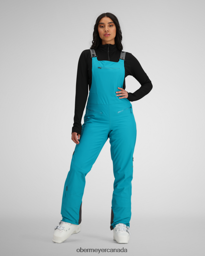 Obermeyer Women Bliss Bib Pant PT4J89 Clothing Teal Me