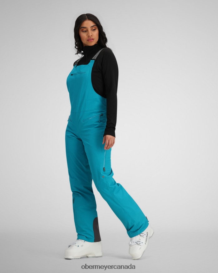 Obermeyer Women Bliss Bib Pant PT4J89 Clothing Teal Me