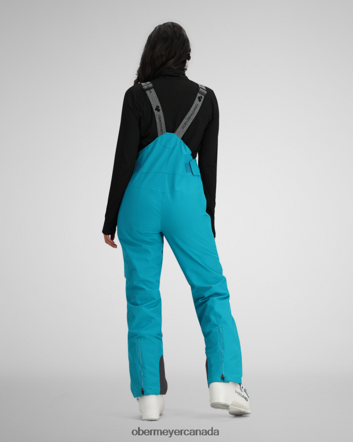 Obermeyer Women Bliss Bib Pant PT4J89 Clothing Teal Me