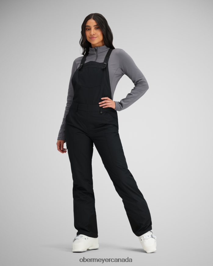 Obermeyer Women Malta Bib Overalls PT4J124 Clothing Black