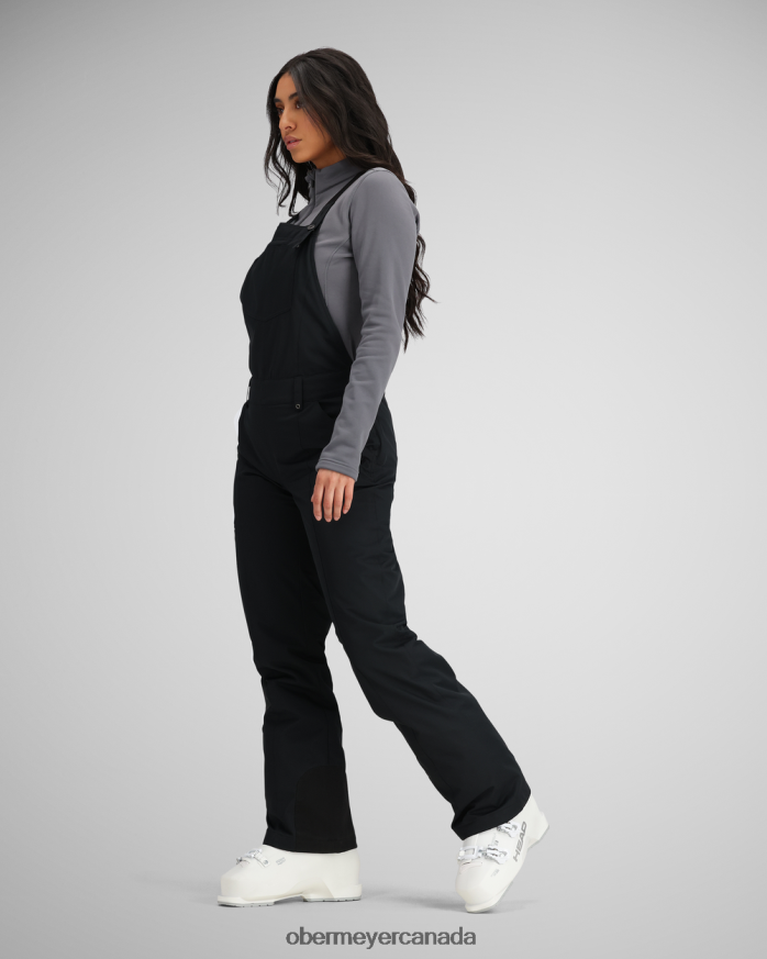 Obermeyer Women Malta Bib Overalls PT4J124 Clothing Black