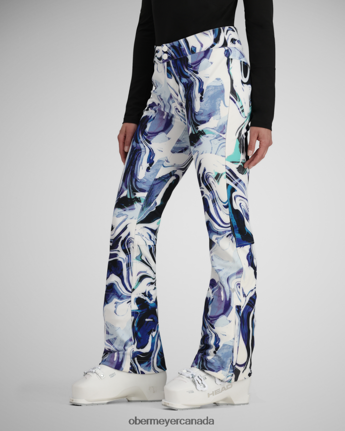 Obermeyer Women Printed Bond Pant PT4J259 Clothing Glacier Melt