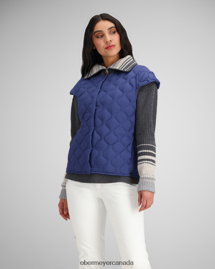 Obermeyer Women Perry Down Vest PT4J269 Clothing Navy