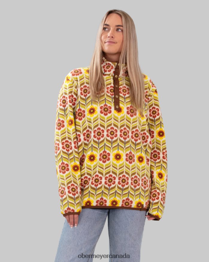 Obermeyer Women Boulder Fleece PT4J284 Clothing Flower Power