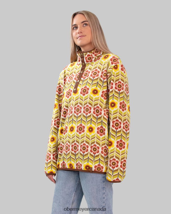 Obermeyer Women Boulder Fleece PT4J284 Clothing Flower Power