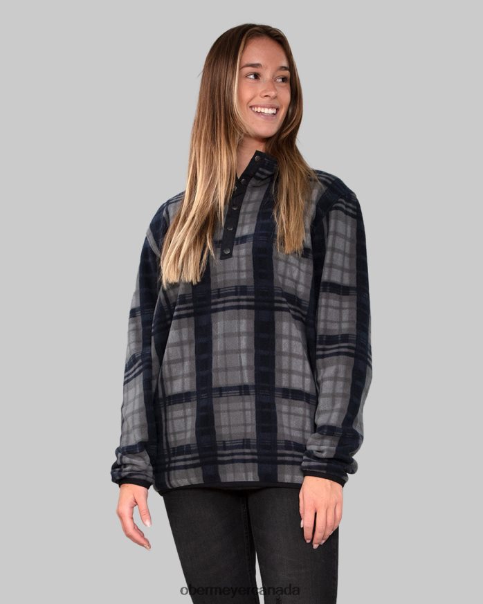 Obermeyer Women Boulder Fleece PT4J285 Clothing Woodsman Plaid