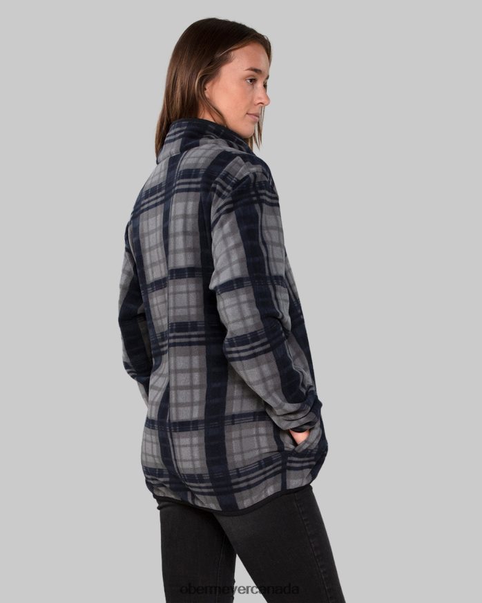 Obermeyer Women Boulder Fleece PT4J285 Clothing Woodsman Plaid