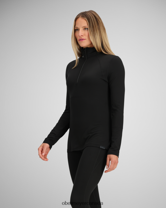 Obermeyer Women Discover 1/4 Zip PT4J180 Clothing Black