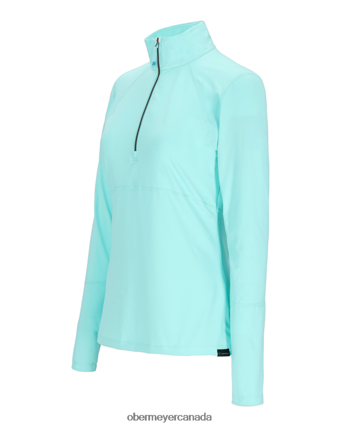 Obermeyer Women Discover 1/4 Zip PT4J184 Clothing Cloudless