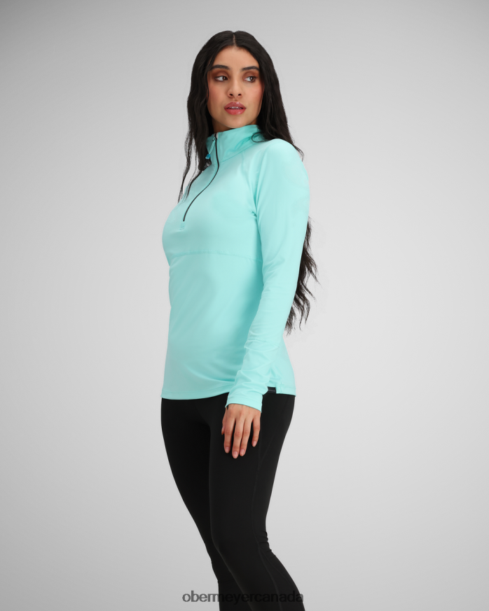 Obermeyer Women Discover 1/4 Zip PT4J184 Clothing Cloudless
