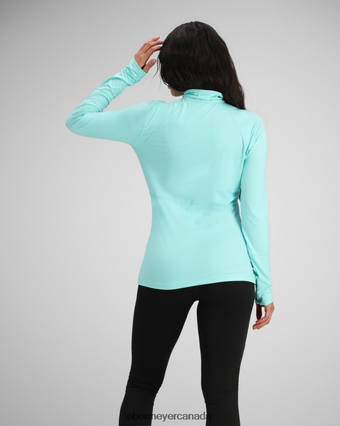 Obermeyer Women Discover 1/4 Zip PT4J184 Clothing Cloudless
