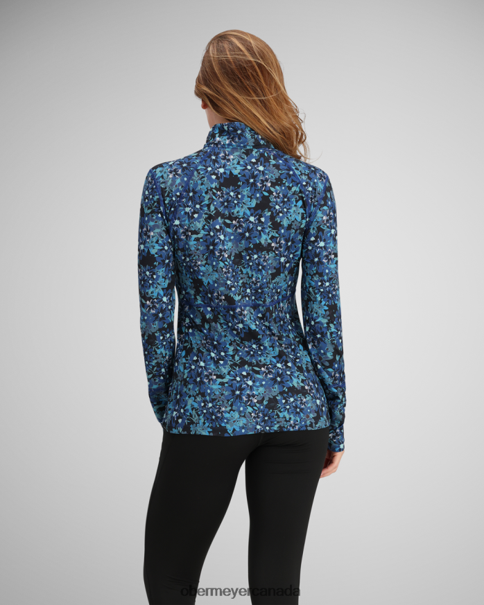 Obermeyer Women Discover 1/4 Zip PT4J189 Clothing Winter Floral