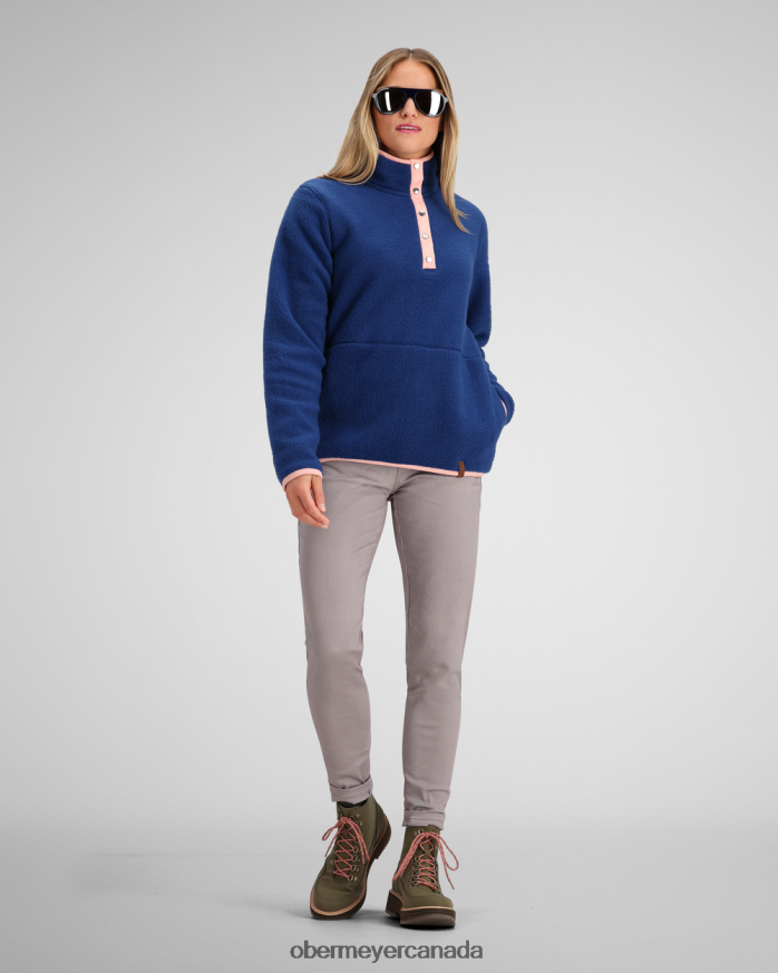 Obermeyer Women W Boulder Fleece PT4J222 Clothing Navy