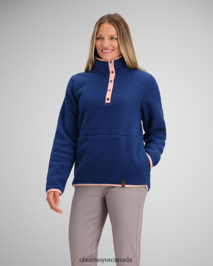 Obermeyer Women W Boulder Fleece PT4J222 Clothing Navy