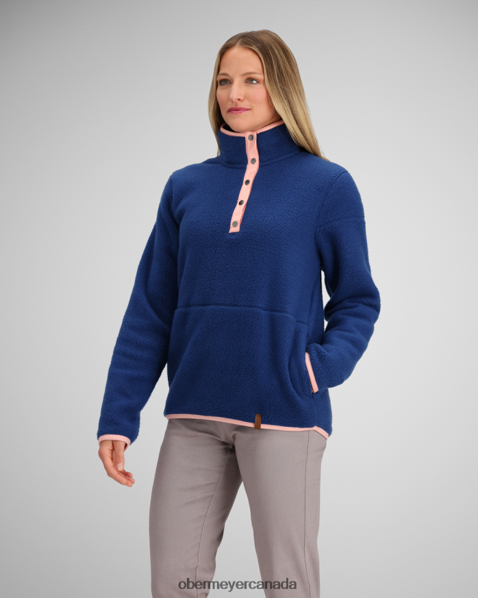 Obermeyer Women W Boulder Fleece PT4J222 Clothing Navy