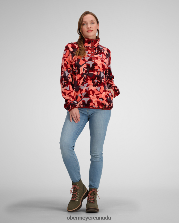 Obermeyer Women W Boulder Fleece PT4J224 Clothing Harvest Bloom