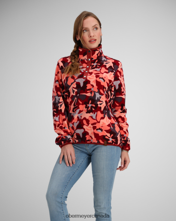 Obermeyer Women W Boulder Fleece PT4J224 Clothing Harvest Bloom