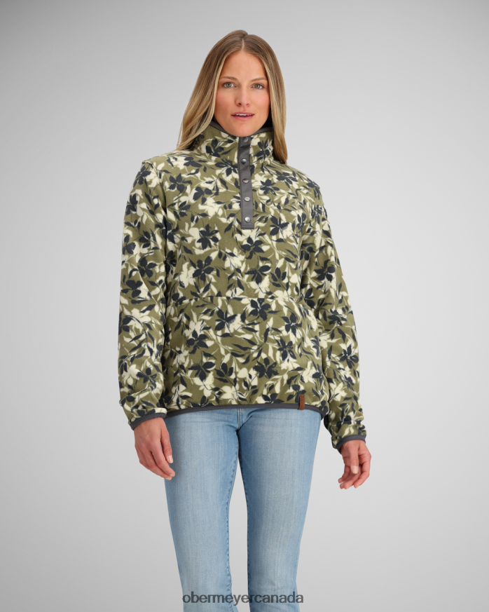 Obermeyer Women W Boulder Fleece PT4J225 Clothing Fresh Sprigs