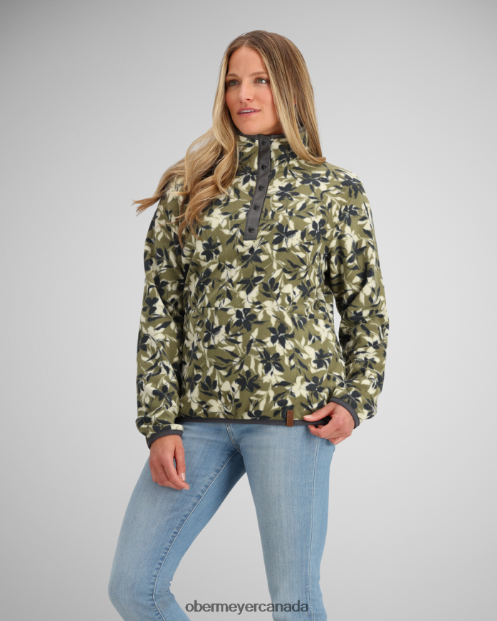 Obermeyer Women W Boulder Fleece PT4J225 Clothing Fresh Sprigs